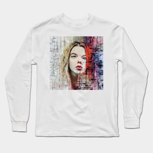 Portrait of Anya Long Sleeve T-Shirt